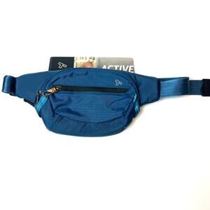 Travelon Anti-Theft Active Waist Pack Travel Belt Bag Fanny Pack Teal